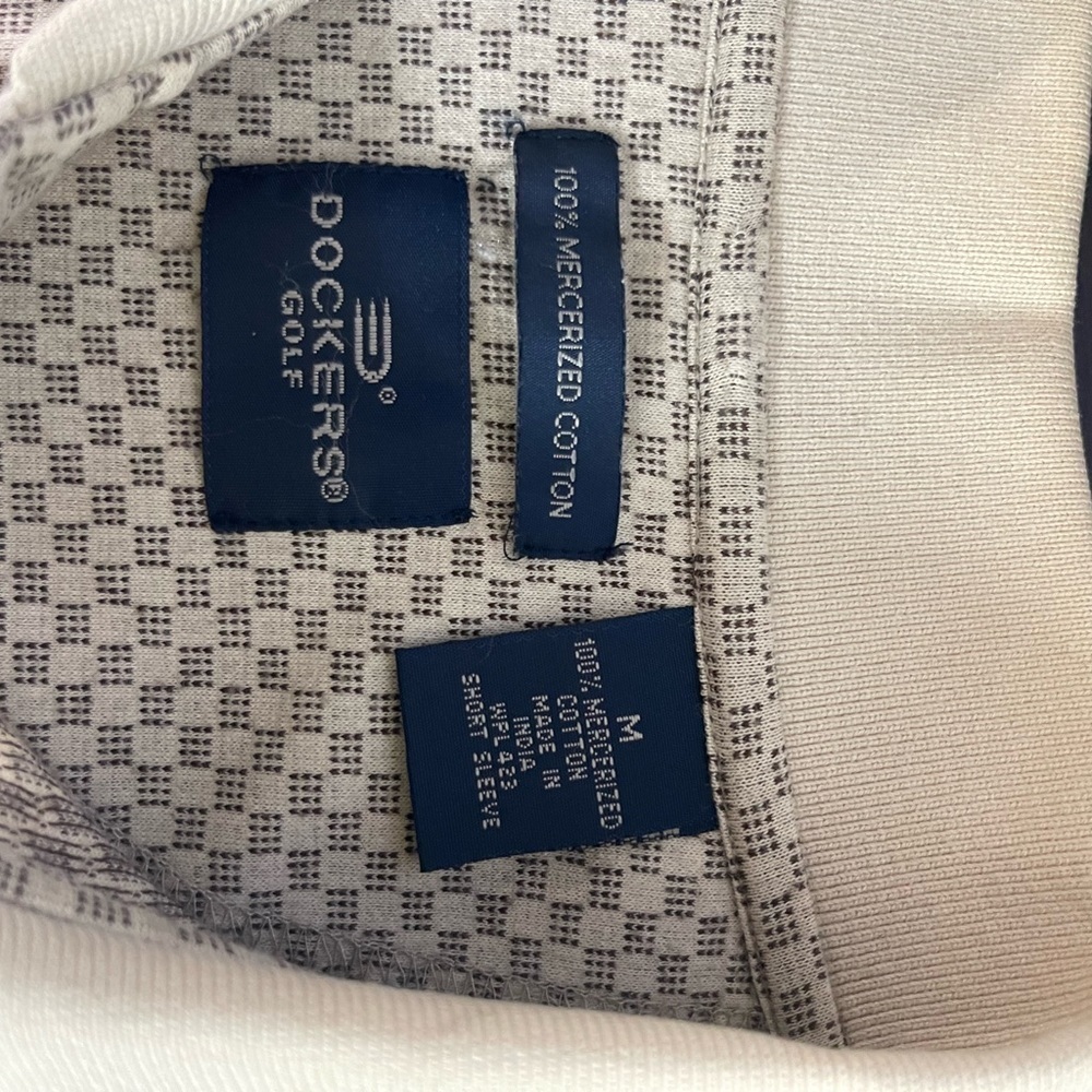 Mens Dockers Golf Short Sleeve Polo Shirt - Picture 5 of 7